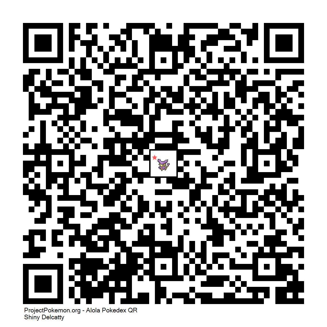Cdigo QR de Delcatty variocolor